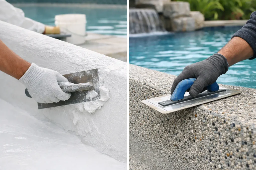 Pool Replastering vs Resurfacing Explained