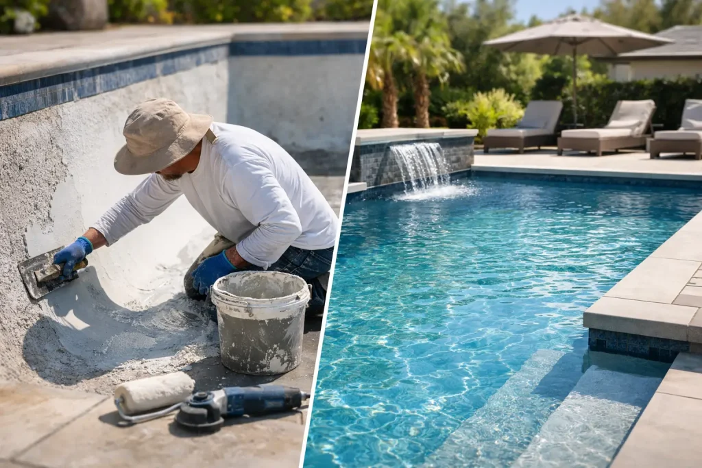 Pool Resurfacing vs Pool Replacement